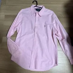 Ralph Lauren スリムフィット 長袖シャツ ピンク