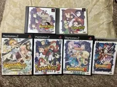 PS PS2 PSP サモンナイト シリーズ 6点セット