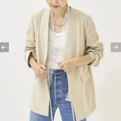 R'IAMjプラージュ　ノーカラージャケット