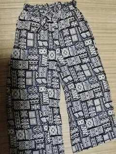 サラサラリラックスパンツフリーサイズ