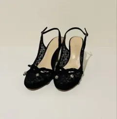JILLSTUART shoe ジルスチュアート レース パンプス ビジューのサムネイル