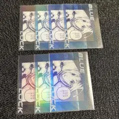 ブルーロック展　原画展　クリアカード 我牙丸 吟 7枚