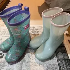 キッズ レインブーツ 2足セット 20cm 21cmのサムネイル