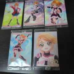 5 6 7 12弾キュアブラック5枚　未開封HR プリキュア　ウエハース　カード