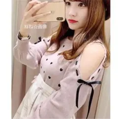 ハートニット♡ワンピースカーディガンスカートジャンスカパーカーコートトートバッグ