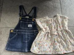 Lee デニム ジャンバースカート 90cm