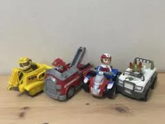 パウ・パトロール ベーシックビークル　4種セット売り（オマケ付き）　まとめ売り