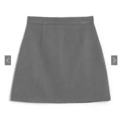 GRL インパン付台形　グレー ミニスカート Sサイズ