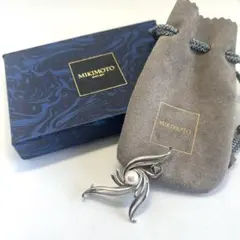 MIKIMOTO ミキモト アコヤ 本真珠 パール ブローチ コサージュ 1珠