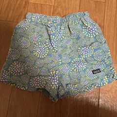 パタゴニア　ハーフパンツ パンツ　柄　水色