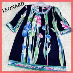 美品タグ付✨ XL 花柄 レオナールスポーツ 洗える 吸汗 速乾