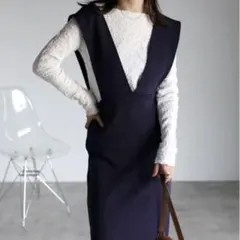 【新品タグ付き】 apretro ワイドサスジャンパースカート ジャンスカ