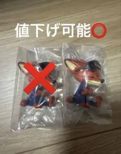 ズートピア 肩ズンfig ニック・ワイルド ×2