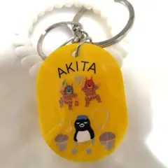 Suicaペンギン 温泉キーホルダー 秋田限定