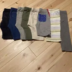 キッズレギンス8点セット　ユニクロ他　80サイズ