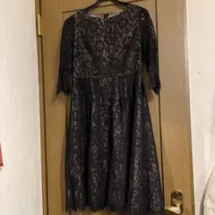 総レースワンピース　ドレス