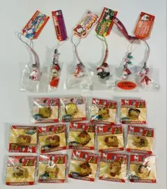 ご当地ハローキティ 根付けキーホルダー 当時物ピンバッジ まとめ売り