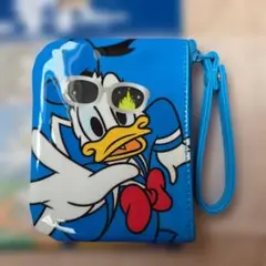 ディズニー ミッキーマウスと仲間まち Tシャツ柄ポーチ ドナルド