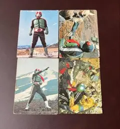 カルビー　仮面ライダー　ラッキーカード　4枚セット