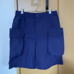 UNIQLO U ネイビー パラシュートカーゴショーツ