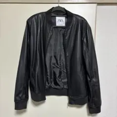 ZARA ブラック ボンバージャケット L