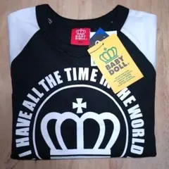 BABY DOLL 星柄 ロゴ 長袖Tシャツ120