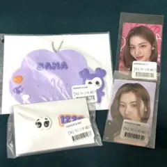 TWICE オンラインくじ ラバーネームキーホルダー サナ　ステッカー