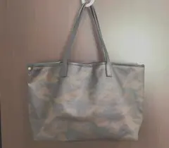 ノーリーズ 迷彩柄トートバッグ 本革 軽量