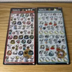 スヌーピー　ボンボンドロップシールミニ　2種セット