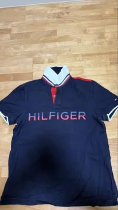 TOMMY HILFIGER ネイビーポロシャツ L