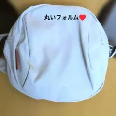 ホワイトキャンバスショルダーバッグ
