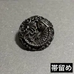 帯留め　シルバー　魚　動物　銀　着物　和装小物　レトロ