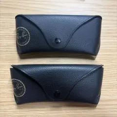 Ray-Ban サングラスケース 黒 2個