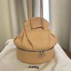 値下げ★Aeta アエタ 巾着ショルダーポーチバッグ M