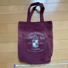 訳あり！COMME CA ISM トートバッグ ボルドー