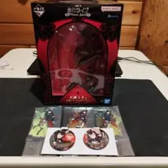 一番くじ ホロライブ 大神ミオ フィギュア アクスタ　缶バッジ　5点セット