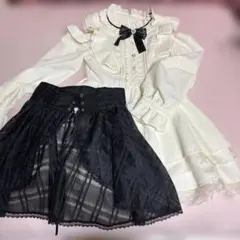 ゴスロリ ロリータ セットアップ ブラウス スカート
