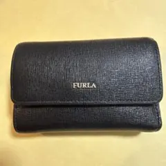 FURLA 二つ折り財布 ブラック