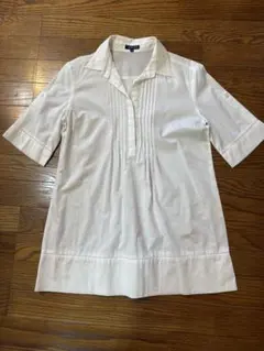 【極美品✨】INDIVI ホワイト ブラウス 38