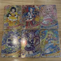 【匿名】ひみつのアイプリ リング5弾ミラクルカード コンプ6枚セット売り！