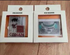 名探偵コナン 怪盗KID　江戸川コナン　ピンバッジ　３COINS