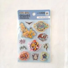 ●新品、未使用　韓国ダイソー限定 ポケモン ウォーターステッカー