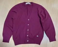 マ*メ様 バーバリー　Burberry カシミヤ ニットカーディガン ビンテージ