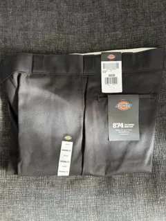 Dickies 874 ブラック ワークパンツ チノパン W34L28
