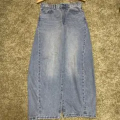 GUバレルレッグジーンズ(丈標準71.0～75.0cm) Mサイズ