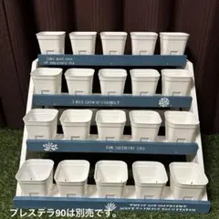 F80 ウッドプランター多肉植物 多肉植物棚 花台 整理棚 収納棚 ガーデンのサムネイル
