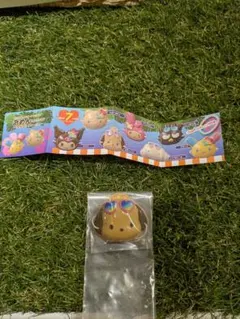 サンリオキャラクターズ ミニチュアおめん こんがりビーチバージョンポチャッコ匿名