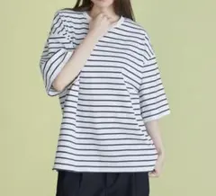 molk モルク ルーズシルエットベーシックコットンTシャツ