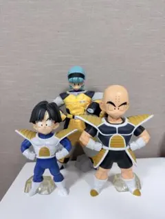 ドラゴンボール一番くじ B賞クリリン C賞孫悟飯 E賞ブルマ