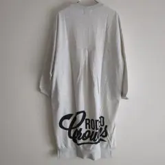 未使用 RODEO CROWNS スウェット バック ロゴ ワンピース FREE